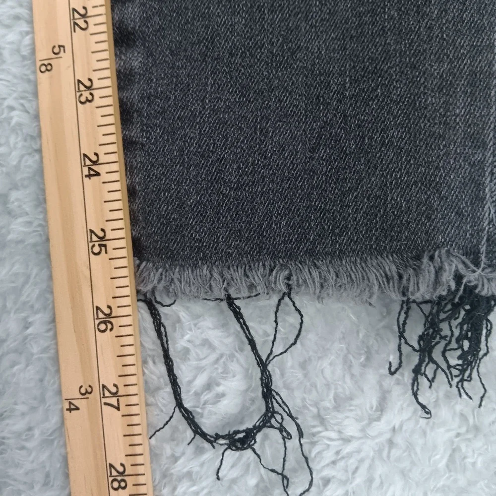 BKE Payton Ankle Skinny Jeans Womens 30x27 Faded Black ABK5648A Distressed - Picture 12 of 14